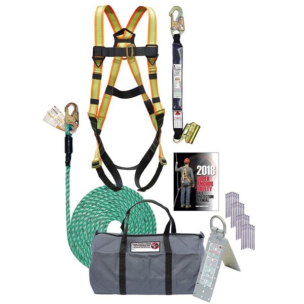 Super Anchor Safety MAX-V Carry Bag Kit: 50ft. Maxima Lifeline - 3200-A50
