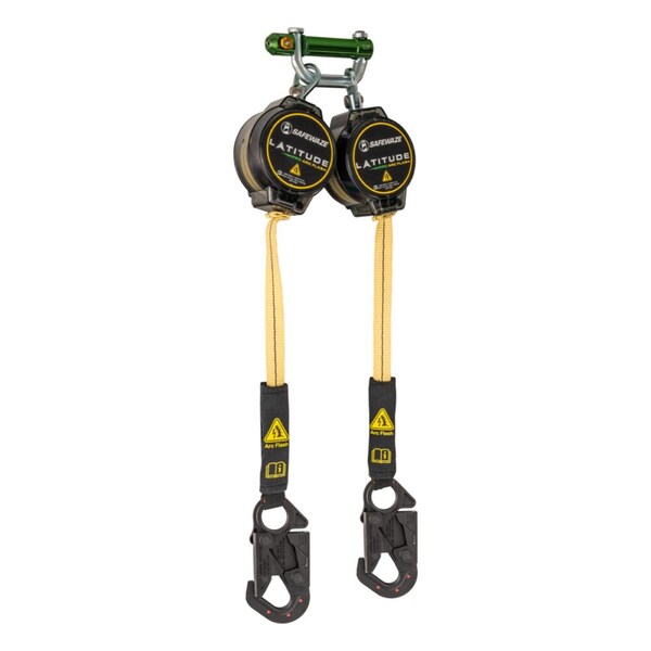 Safewaze Latitude Pro Arc Flash 7ft Dual Web SRL: 9013 BWB, Dielectric Snap Hooks - 020-5221