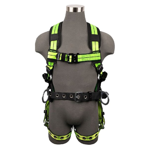 Safewaze SafeLink Construction Harness:3D, QC Chest, TB Legs - FS-FLEX360-SL