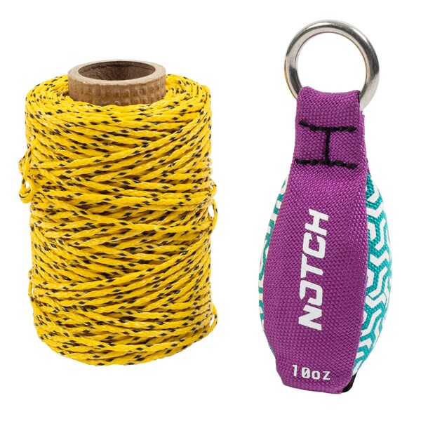 Notch Equipment Notch 1.75mm Acculine Throwline Combo 180ft & 10oz bag - 27532