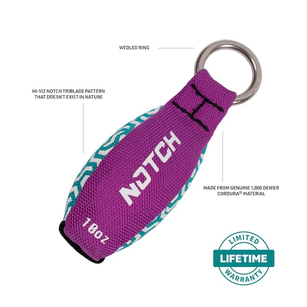 Notch Equipment Notch 1.75mm Acculine Throwline Combo 180ft & 10oz bag - 27532