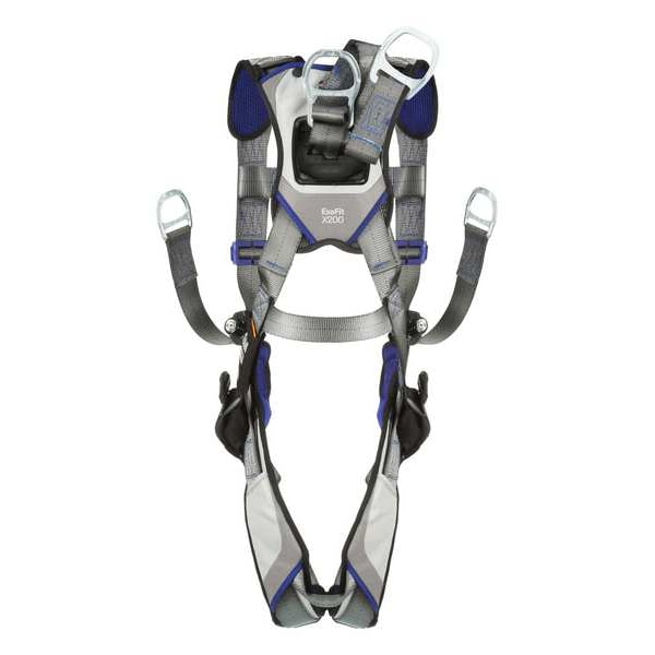 3M Dbi-Sala ExoFit(TM) X200 Fall Protection Harness, L, 420 lb, Quick-Connect Chest/ Tongue Leg Buckles - 1402122