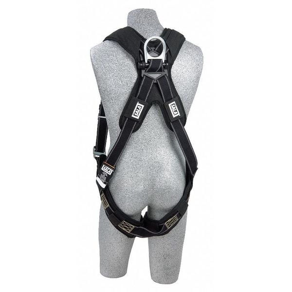 3M Dbi-Sala ExoFit(TM) XP Arc Flash Full Body Harness, S, 420 lb., Quick-Connect Chest/ Back D-Ring - 1100943