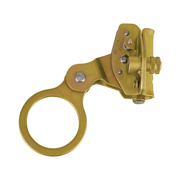 Falltech Self-Tracking Rope Grab With Secondary Safety Latch, 310 lb Weight Capacity, 5/8 in Rope, 6 ft L, Al - 7479