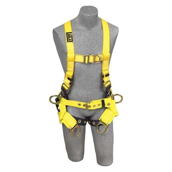 3M Dbi-Sala Deltaâ„¢ Full Body Harness, 2XL, 420 lb., Back, Front, Side, Suspension D-Ring - 1107774