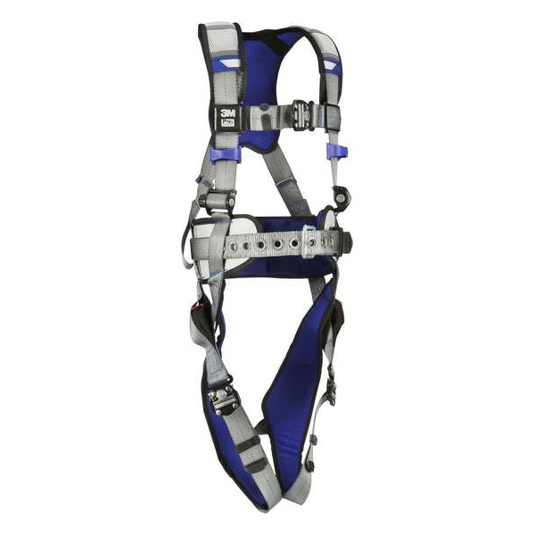 3M Dbi-Sala ExoFit(TM) X200 Fall Protection Harness, 2XL, 420 lb, Quick-Connect Chest/ Back D-Ring - 1402098