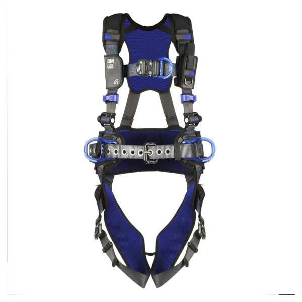 3M Dbi-Sala ExoFit(TM) X300 Fall Protection Harness, L, 420 lb, Quick-Connect Chest/ Quick-Connect Leg Buckles - 1113217