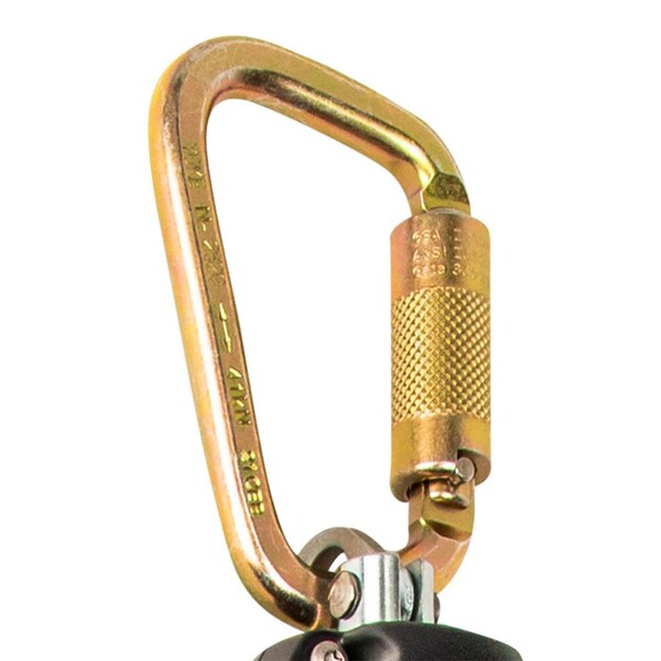 Safewaze Latitude HD 9' Single Web SRL Carabiner, Snap Hook - FS-FSP1409-W