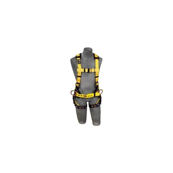 3M Dbi-Sala Delta™ Construction Style Positioning Harness, X-Large, 420 lbs. (190 kg), Back, Side D-Ring - 1101656