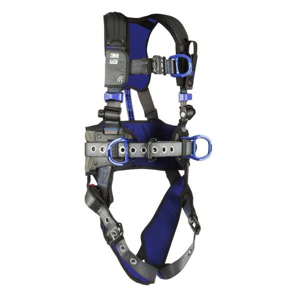 3M Dbi-Sala ExoFit(TM) X300 Fall Protection Harness, 2XL, 420 lb, Quick-Connect Chest/ Tongue Leg Buckles - 1403097