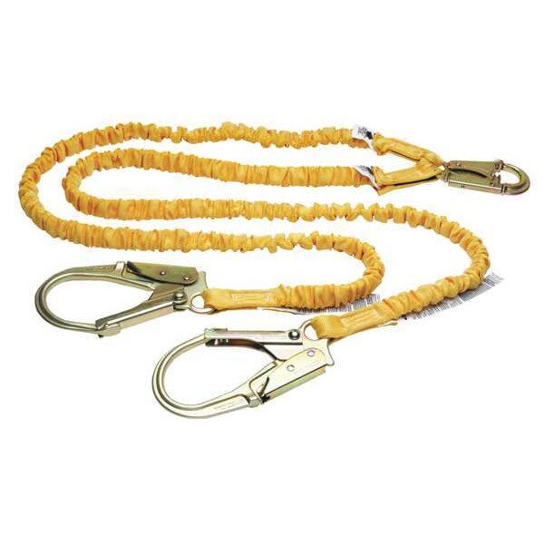 Werner Softcoil Twinleg Lanyard Energy Abs 6ft - C451200