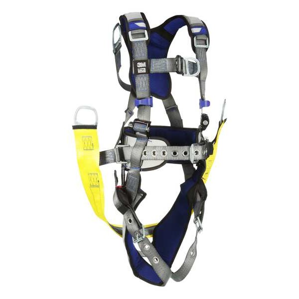3M Dbi-Sala ExoFit(TM) X200 Fall Protection Harness, XL, 420 lb, Quick-Connect Chest/ Tongue Leg Buckles - 1402118