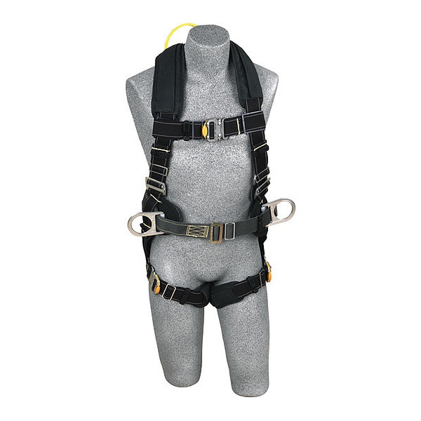 3M Dbi-Sala ExoFit(TM) XP Arc Flash Full Body Harness, L, 310 lb., Back, Side D-Ring - 1110881