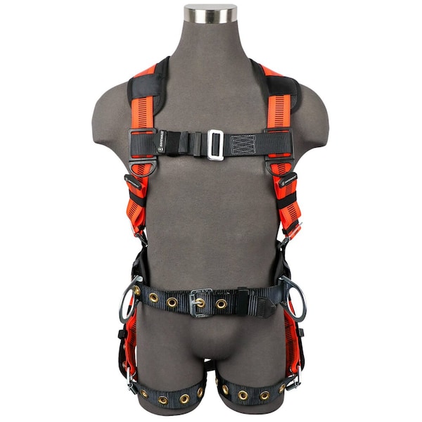 Safewaze Full Body Harness, Vest Style, L - FS99160-E-L