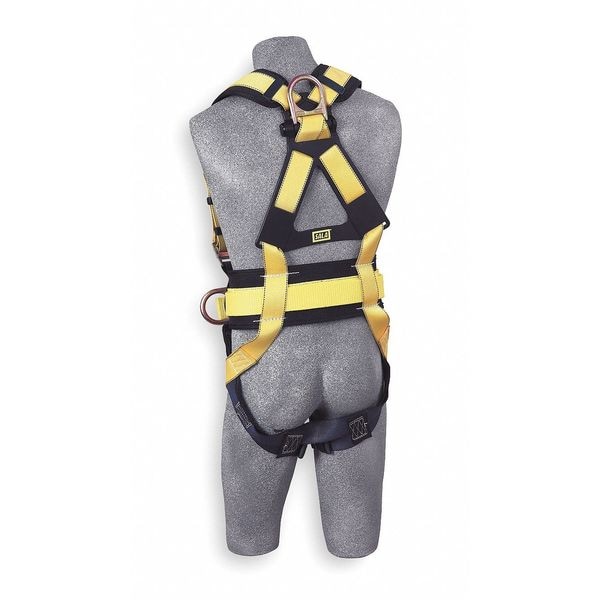 3M Dbi-Sala Delta(TM) Full Body Harness, L, 420 lb., Mating Chest/ Tongue Leg Buckles, Back, Side D-Ring - 1101655