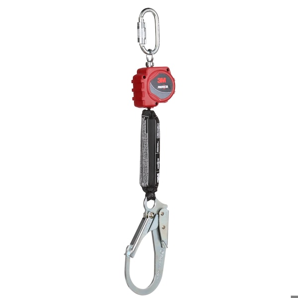 3M Protecta Self-Retracting Lifeline, 310 lb Weight Capacity, Red - 3100508