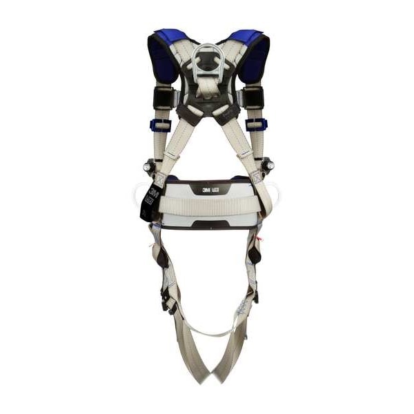 3M Dbi-Sala ExoFit(TM) X100 Fall Protection Harness, L, 420 lb, Quick-Connect Chest/ Quick-Connect Leg Buckles - 1401092