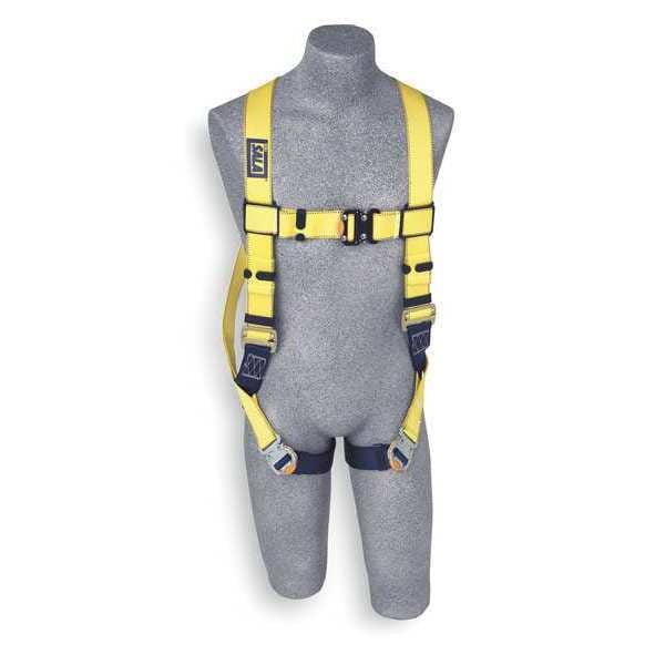 3M Dbi-Sala Delta Full Body Harness, Vest, 420 lb Wt Capacity, Quick-Connect Chest, Yellow, 2XL, Universal - 1110600
