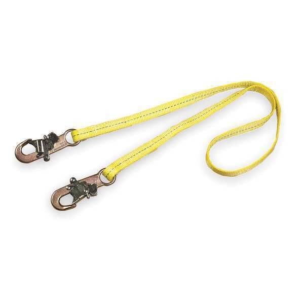 3M Dbi-Sala Restraint Lanyard, 6 ft., Yellow - 1231106