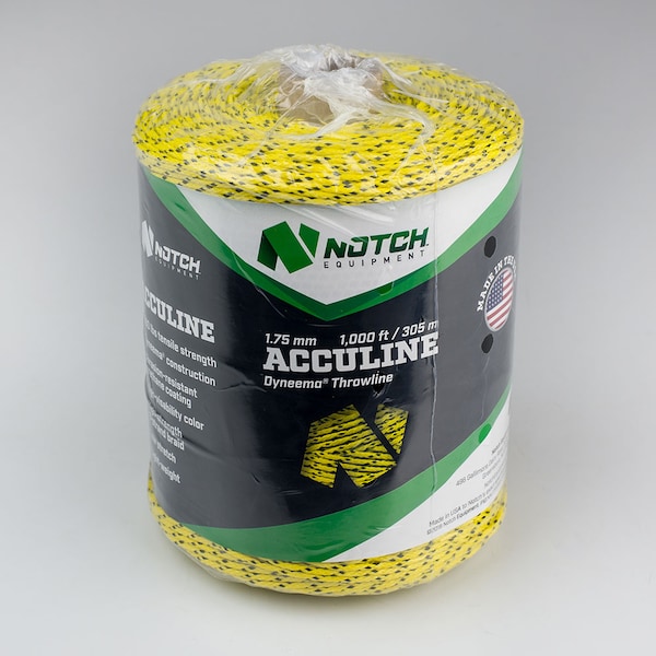 Notch Equipment Notch Acculine Throwline 1.75mm 1000ft - NTL175 : NTL175-1000