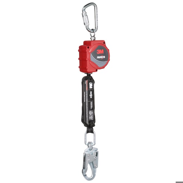 3M Self-Retracting Lifeline, 310 lb Weight Capacity, Red - 3100514
