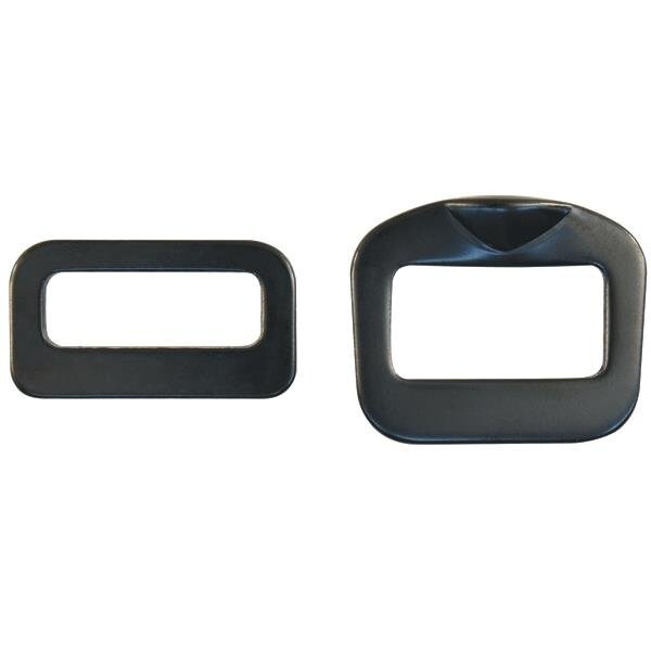 Kong Usa Autom.Buckle+Stop Square Ring Black 28mm - 927F281N0XK