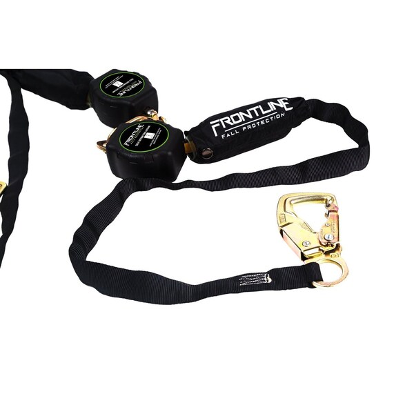 Frontline Tie Back Twin Leg Web 9' SRL with Tie Back Hook Ends - RPA092TB