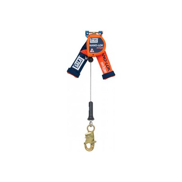 3M Dbi-Sala DBI-SALA Nano-Lok Single Leg Self Retracting Lifeline, 8'L, 310 Cap Lbs - 3500210
