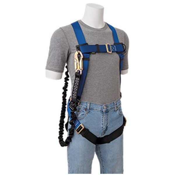 Gemtor Full Body Harness with Lanyard, Vest Style, Universal - VP506-2