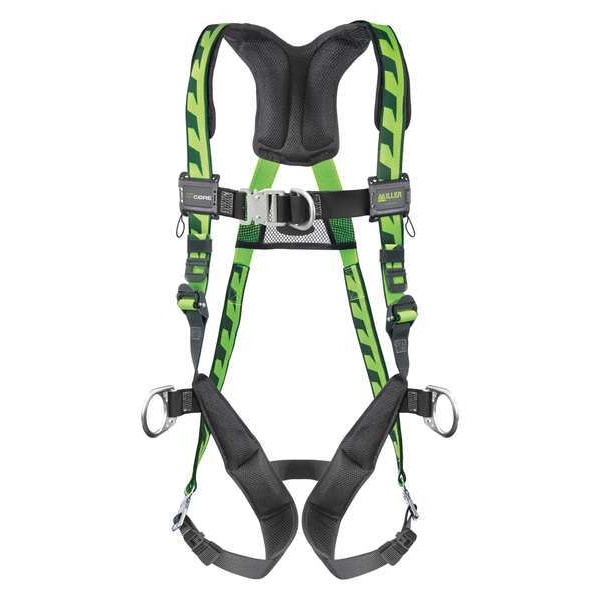 Honeywell Miller AirCore(TM) Full Body Harness, L/XL, 400 lb., Quick-Connect Chest/ Quick-Connect Leg Buckles - ACF-QCDUG