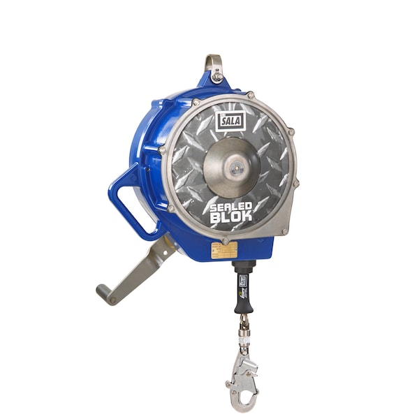 3M Dbi-Sala Self-Retracting Lifeline, 420 lb Weight Capacity, Blue - 3400170