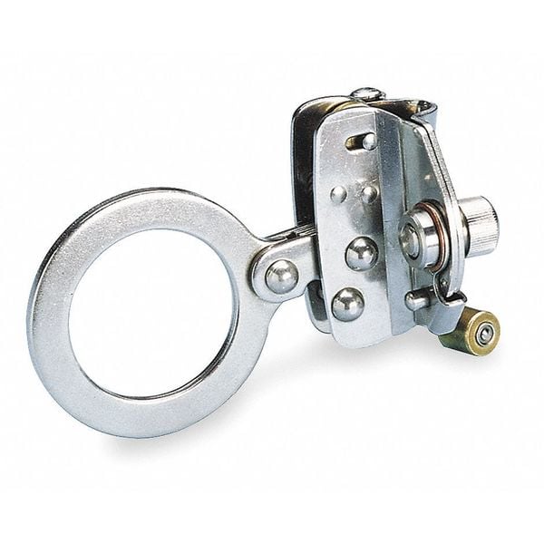 Honeywell Miller Rope Grab, Stainless Steel, 310 lb., Silver, For Rope Size: 5/8 in - 8175/U