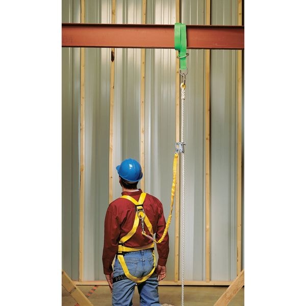 Honeywell Miller Rope Grab, Stainless Steel, 310 lb., Silver, For Rope Size: 5/8 in - 8175/U