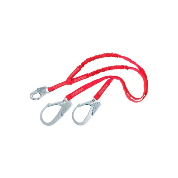 3M Dbi-Sala 3M PROTECTA PRO-STOP 100% Tie-off Shock Absorbing Lanyard, 6ft L, 130-310 Cap Lbs - 1340250