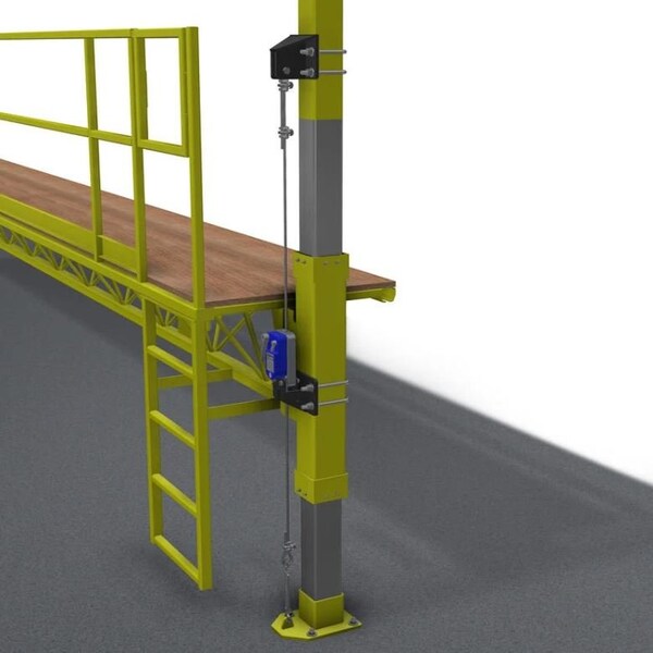 Starke Secondary Brake Device, 3,527 lb, 30Ft Rope - S3KLAS-30
