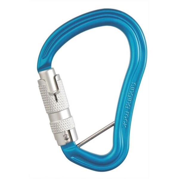 Singing Rock Hector Triple BC 3AL Carabiner with Captive Bar, Black - 497830