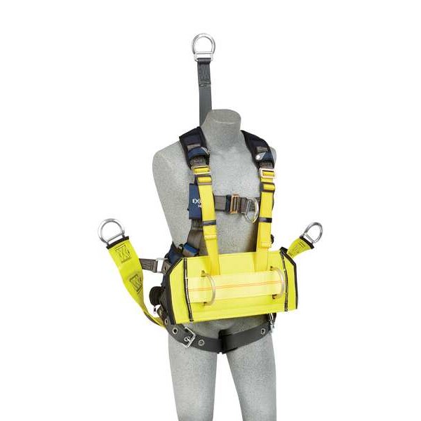 3M Dbi-Sala ExoFit(TM) X300 Fall Protection Harness, L, 420 lb, Quick-Connect Chest/ Tongue Leg Buckles - 1113292