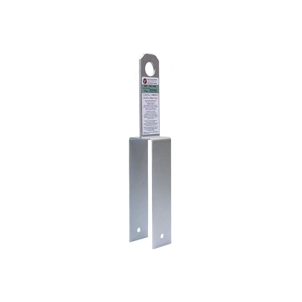 Super Anchor Safety 2-1/2" I-Joist Anchor Kit 11ga Dacromet Finish w/Fasteners.  Single Retail Package. - 1003-D