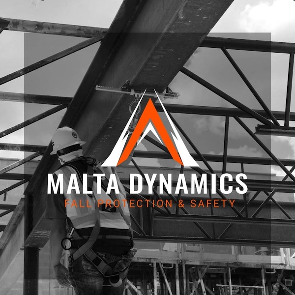 Malta Dynamics 4.5ft - 6ft DOUBLE LEG STRETCH INTERNAL SHOCK ABSORBING LANYARD WITH 3 STEEL SNAP HOOKS - C5106