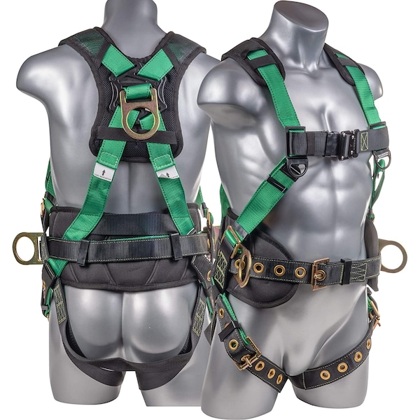 Palmer Safety Vest Style, M, Green/Black - H222101126MD