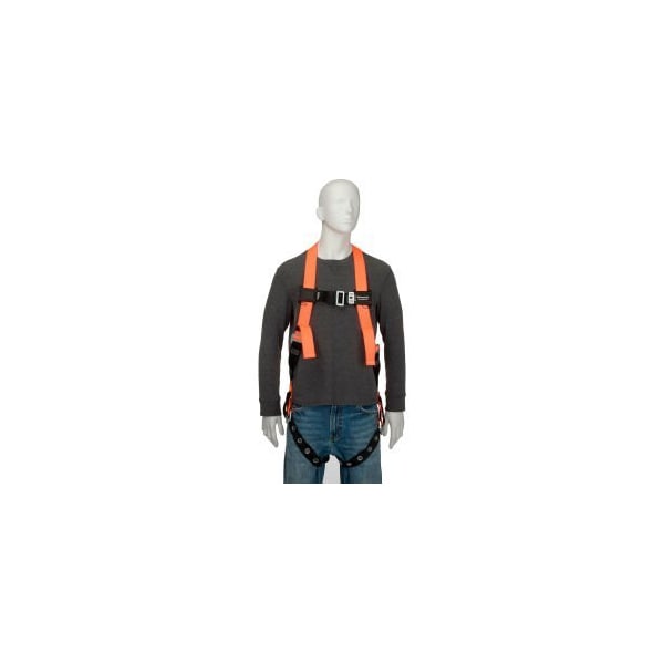 Honeywell North Miller Titan NonStretch Harness, Tongue Buckle Legs, LXL - T4500/UAK