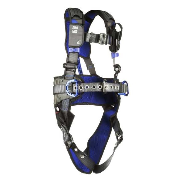 3M Dbi-Sala ExoFit(TM) X300 Fall Protection Harness, M, 420 lb, Quick-Connect Chest/ Tongue Leg Buckles - 1403089
