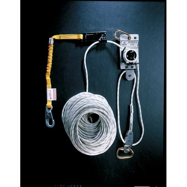 Honeywell Miller Rescue and Descent System, 300 lb, Aluminum, For Use With: Mfr. No. 6004NS/YL Positioning Chair - 70-200/200FT