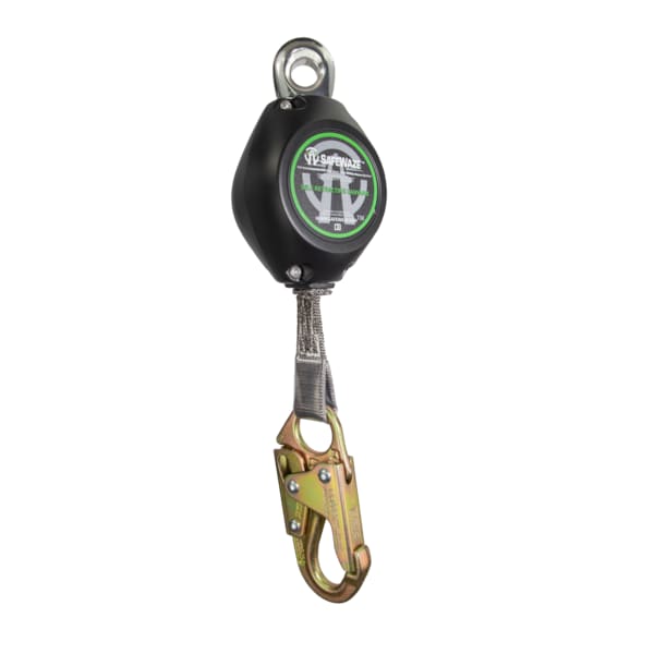 Safewaze Latitude HD 7' Single Web SRL: Carabiner, Snap Hook - FS-FSP1407-W
