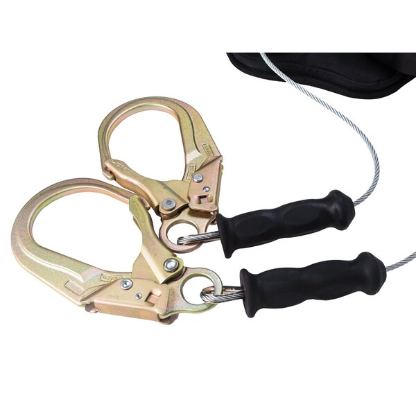 Frontline Leading Edge Cable Twin Leg 8' SRL with Steel Rebar Hook Ends - RPG082RLE