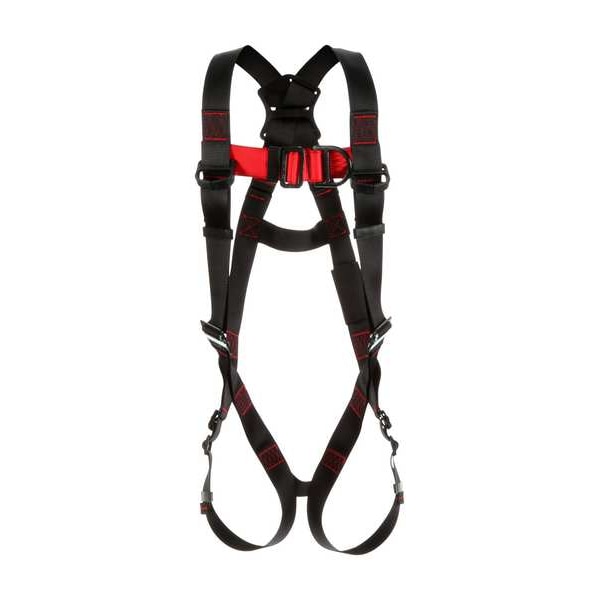 3M Protecta Protecta(R) Full Body Harness, S, 420 lb., Friction / Pass-Through Chest/ Back, Chest D-Ring - 1161553