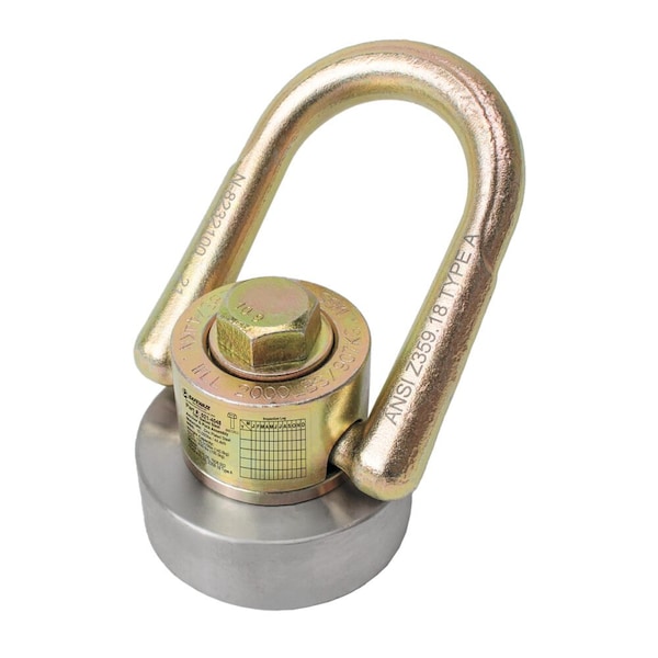 Safewaze 10K Swivel Steel Anchor & Puck Assembly - 021-4048