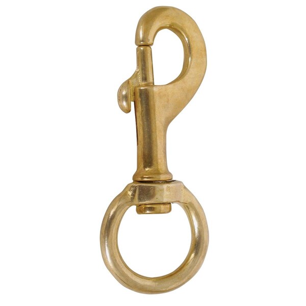 A & I Products CONNECTOR-LEASH-SWIVEL-SNAP-BRONZE 2.1" x4.8" x1.05" - A-B1AB2232
