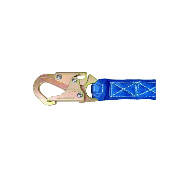 Frontline Combat American Style Single Leg 6' Snaphook Lanyard with Internal Shock Absorber - LIS61S-AM