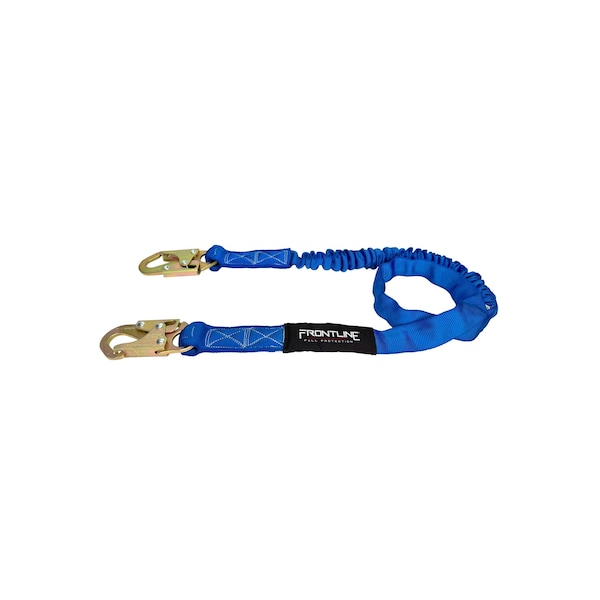 Frontline Combat American Style Single Leg 6' Snaphook Lanyard with Internal Shock Absorber - LIS61S-AM